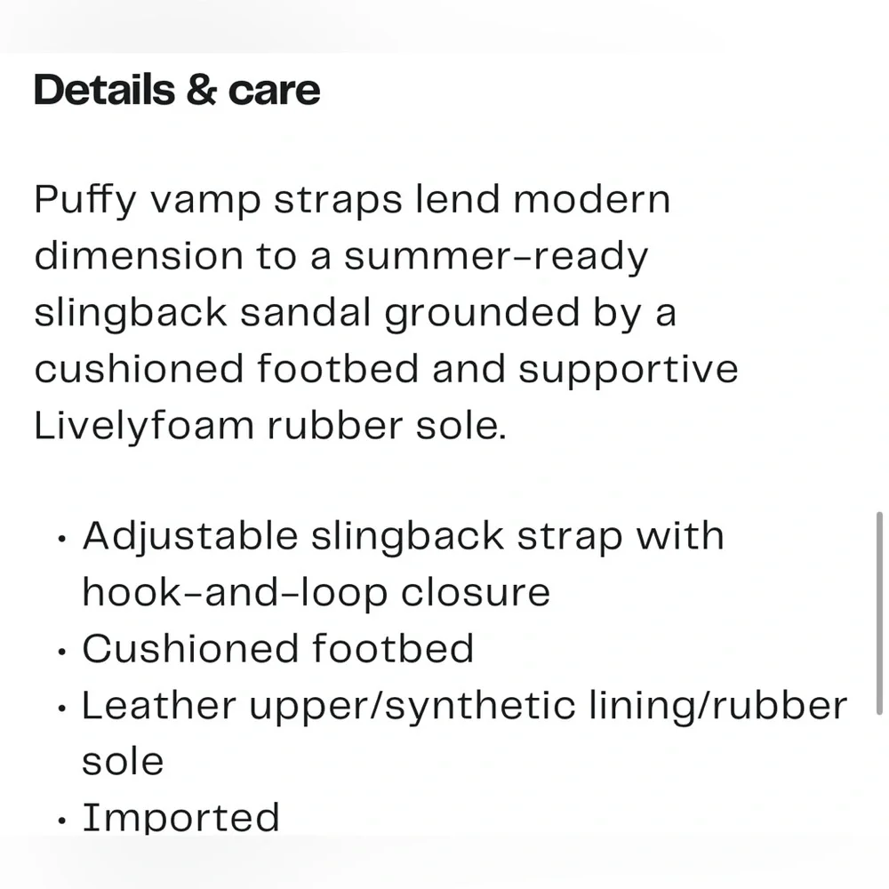 Sorel Viibe Slingback Sandal. Ladies 8. - Picture 6 of 15